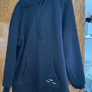 Lazy pants black hoodie